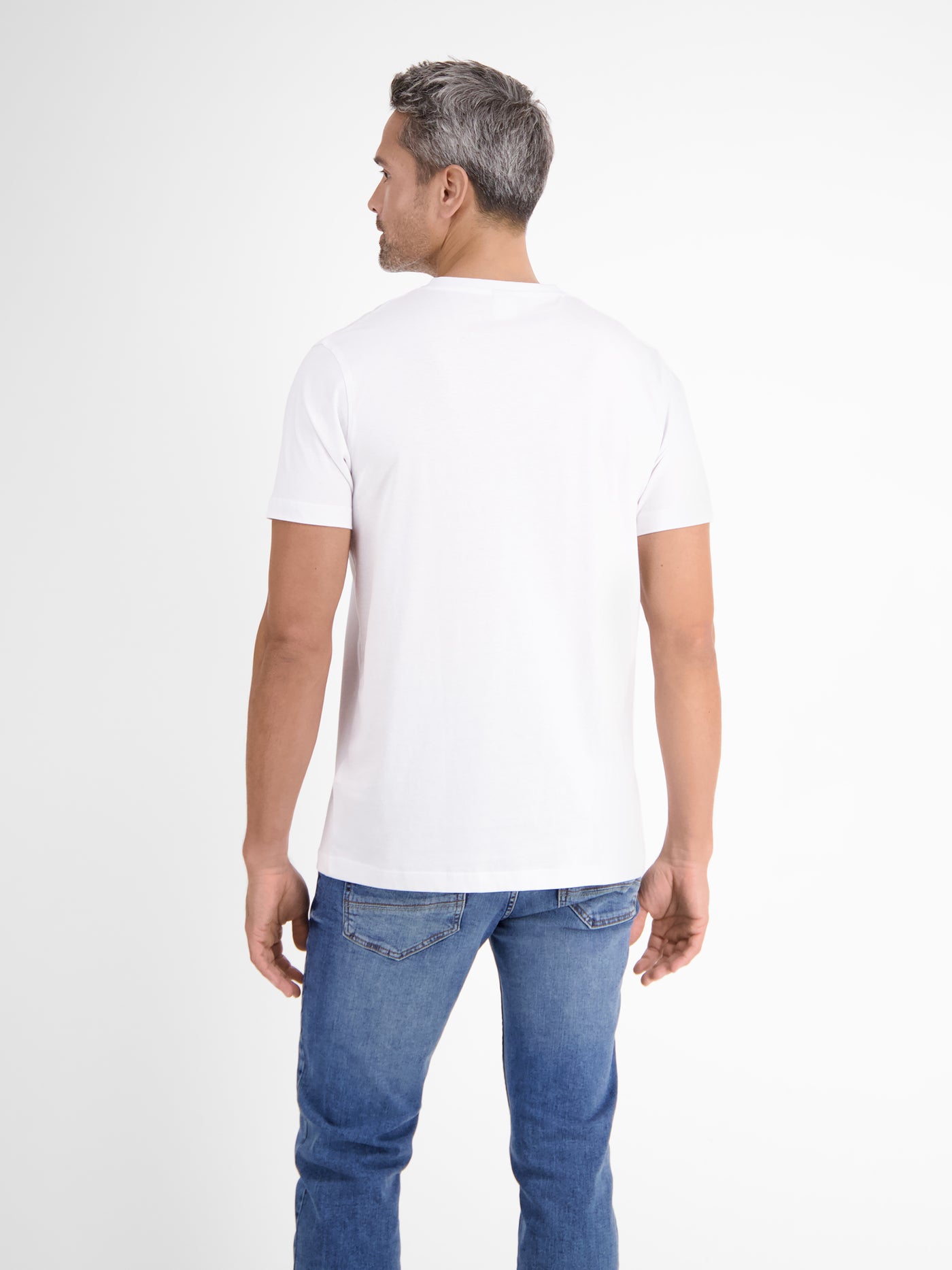 Doppelpack Herren T-Shirt, V-Neck in SHOP – LERROS Premium Baumwollqualität