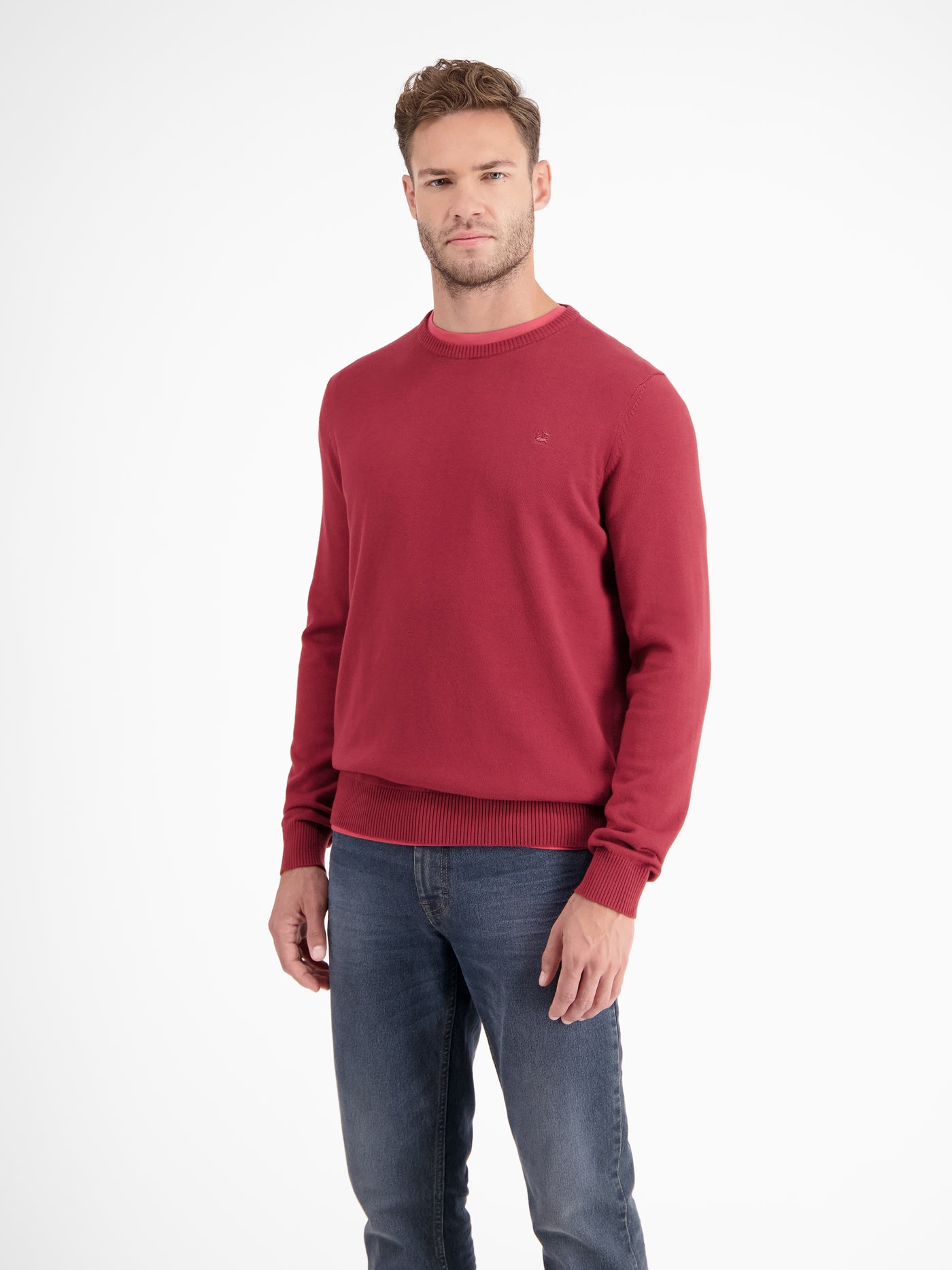 Crewneck knit sweater