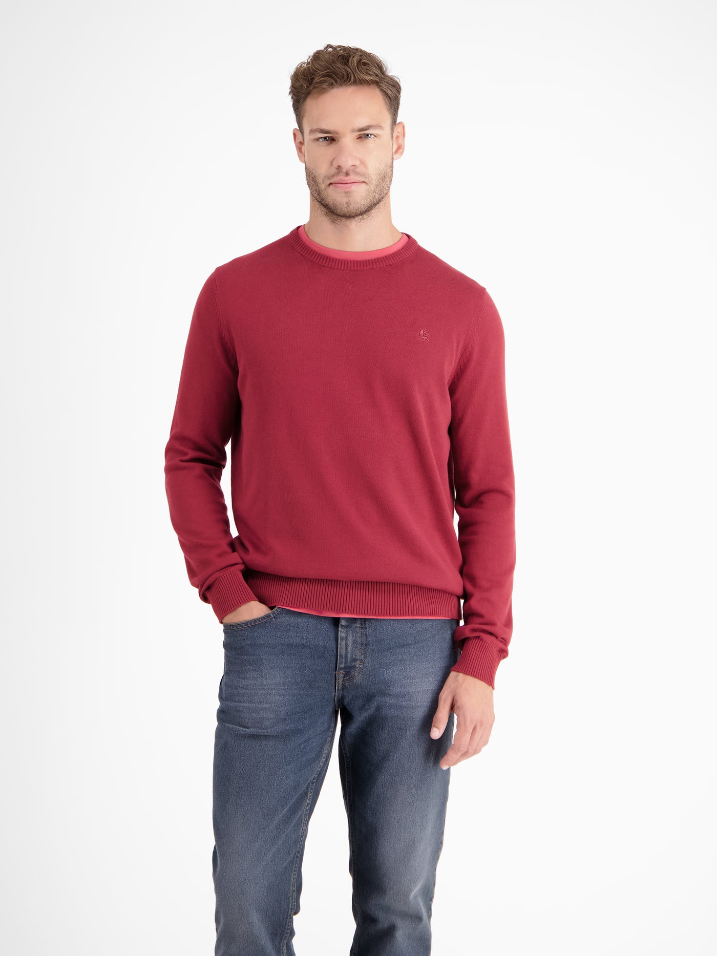 Crewneck knit sweater