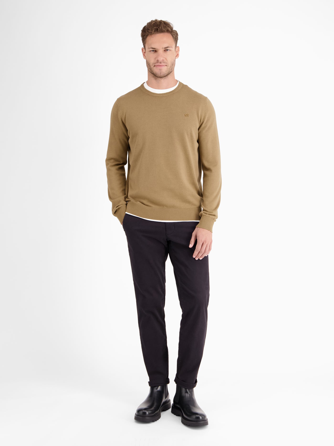 Crewneck knit sweater