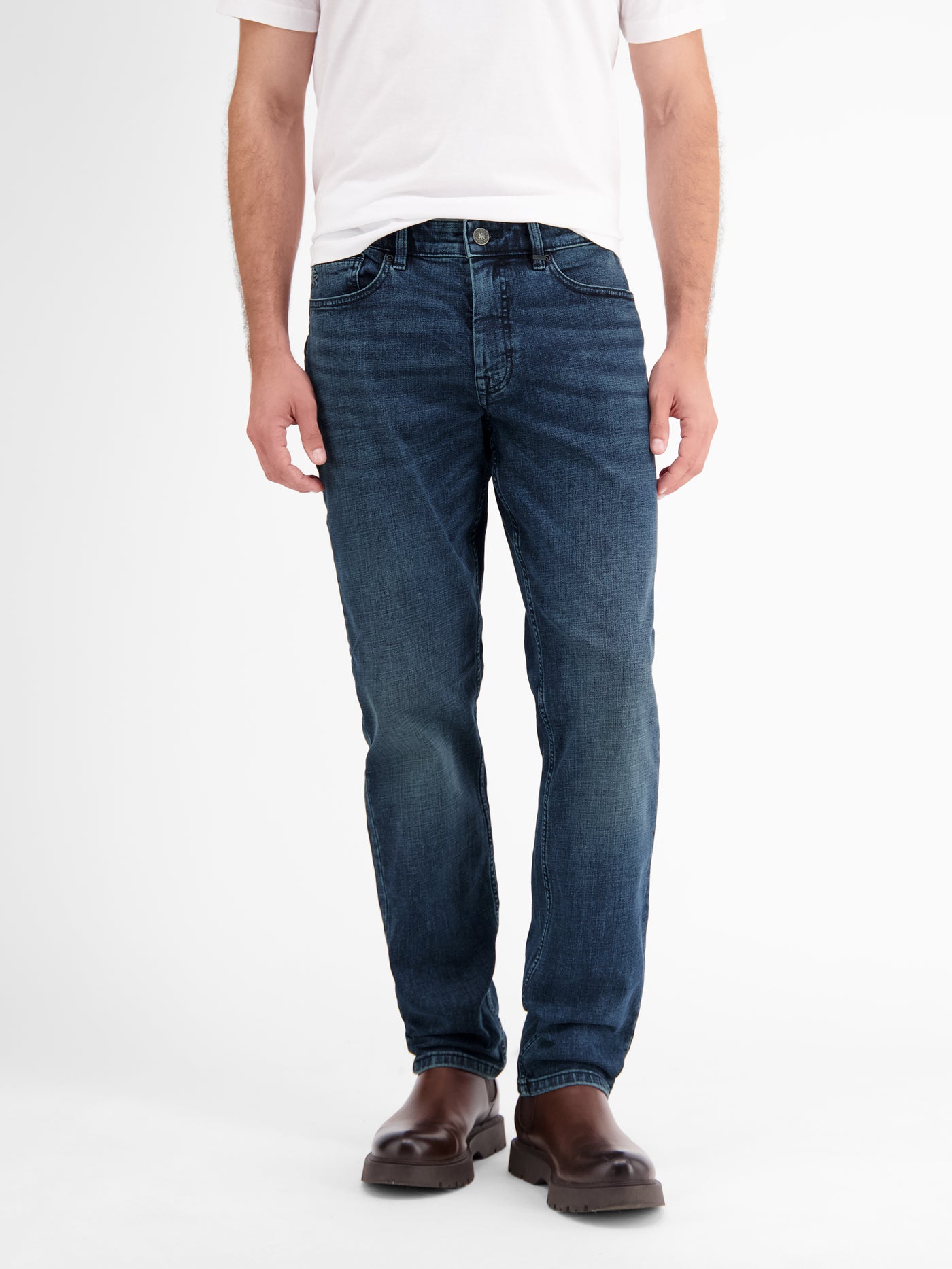 BAXTER Herrenjeans, 5-Pocket-Style, RELAXED FIT, Gerader Beinverlauf