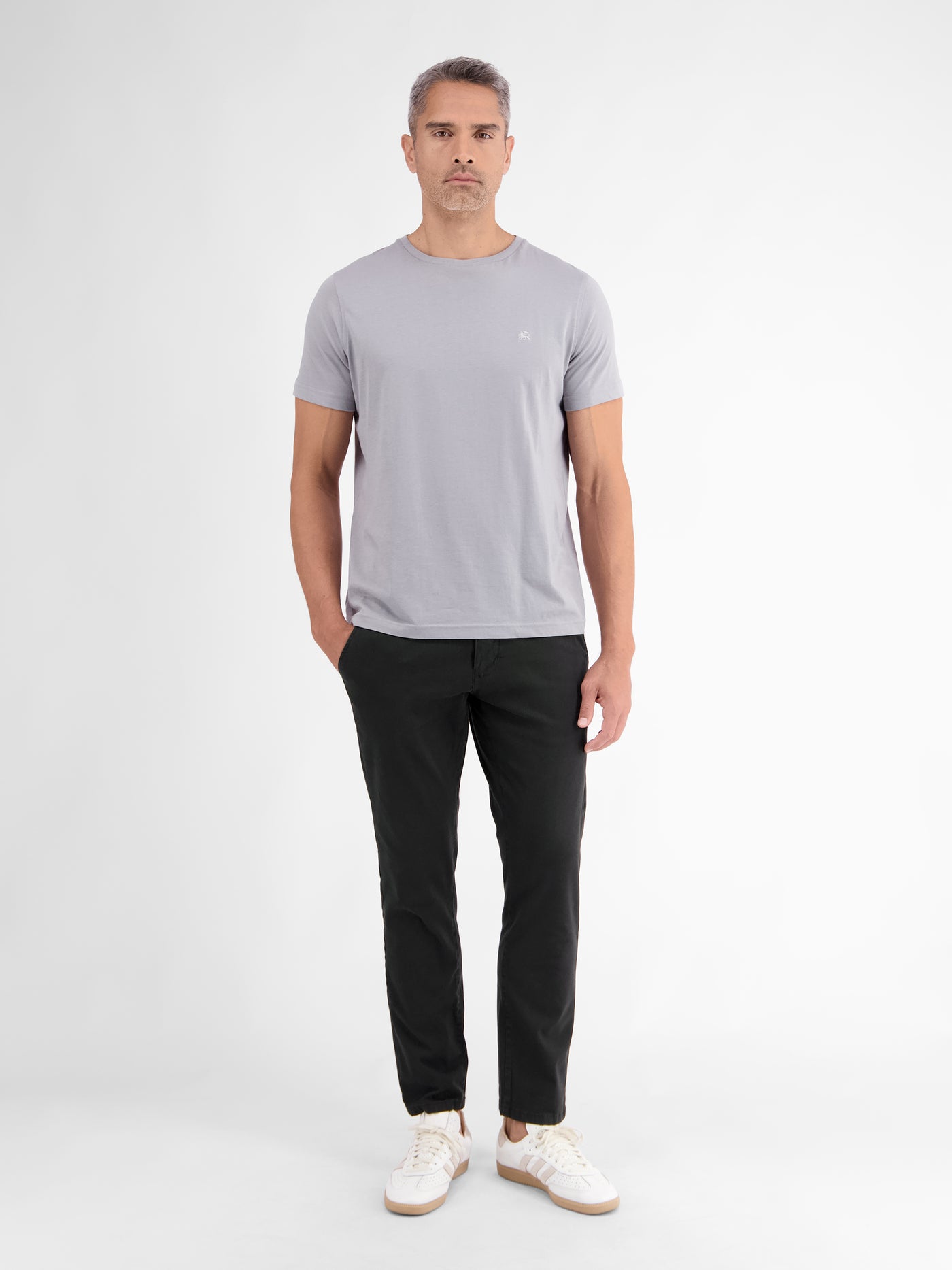 CRESTON chino met stretch, comfortabele pasvorm