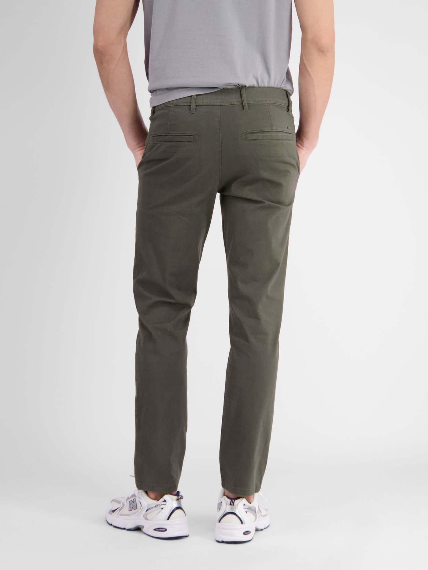 CRESTON chino met stretch, comfortabele pasvorm