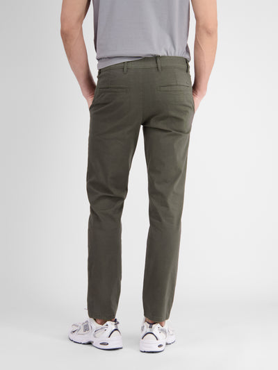 CRESTON chino met stretch, comfortabele pasvorm