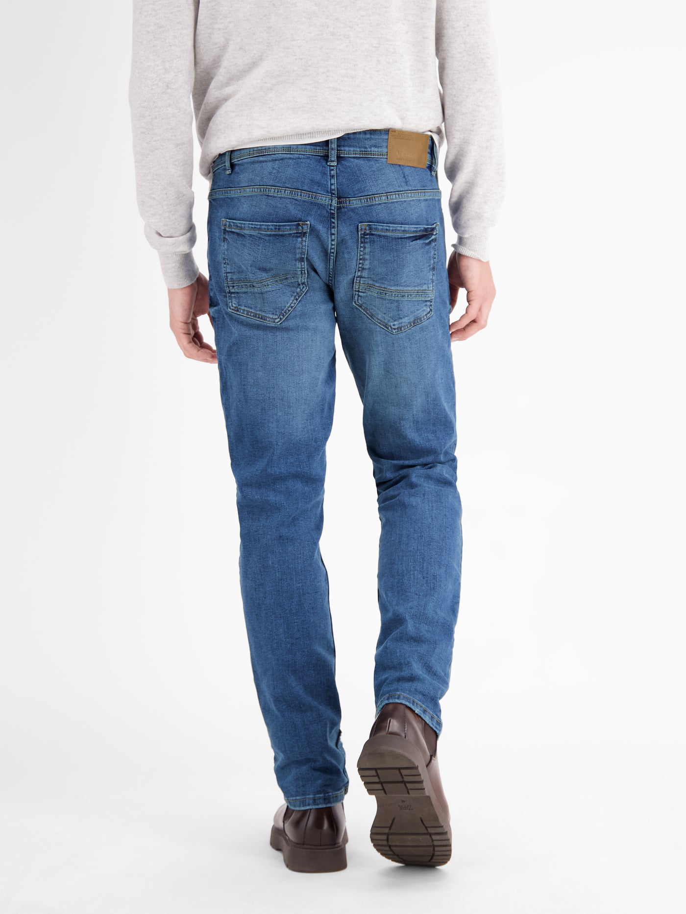 BAXTER 5-Pocket-Denim, RELAXED FIT, unifarben