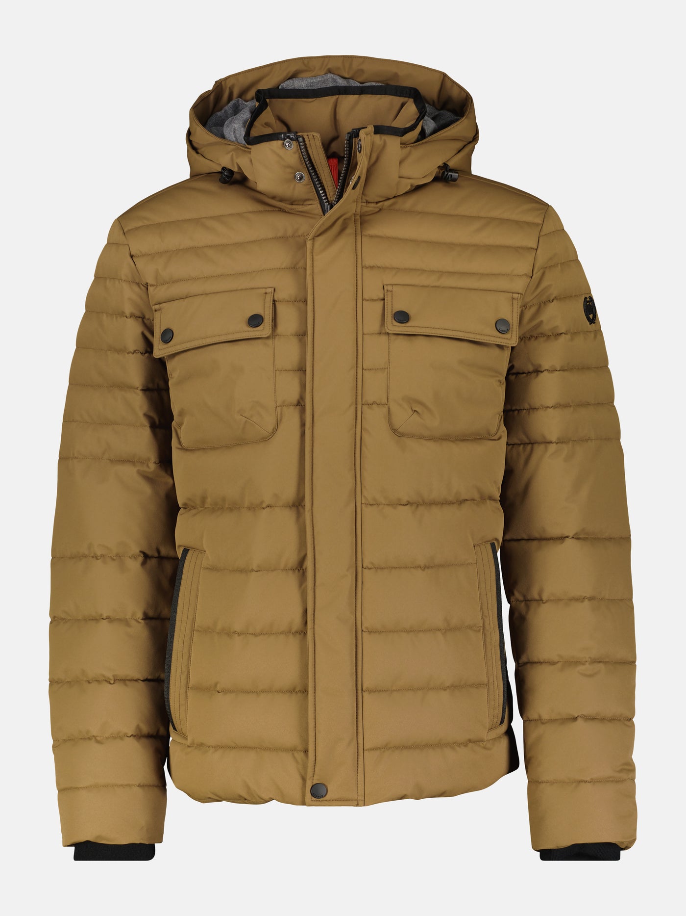 Quilted jacket with detachable SHOP – hood LERROS