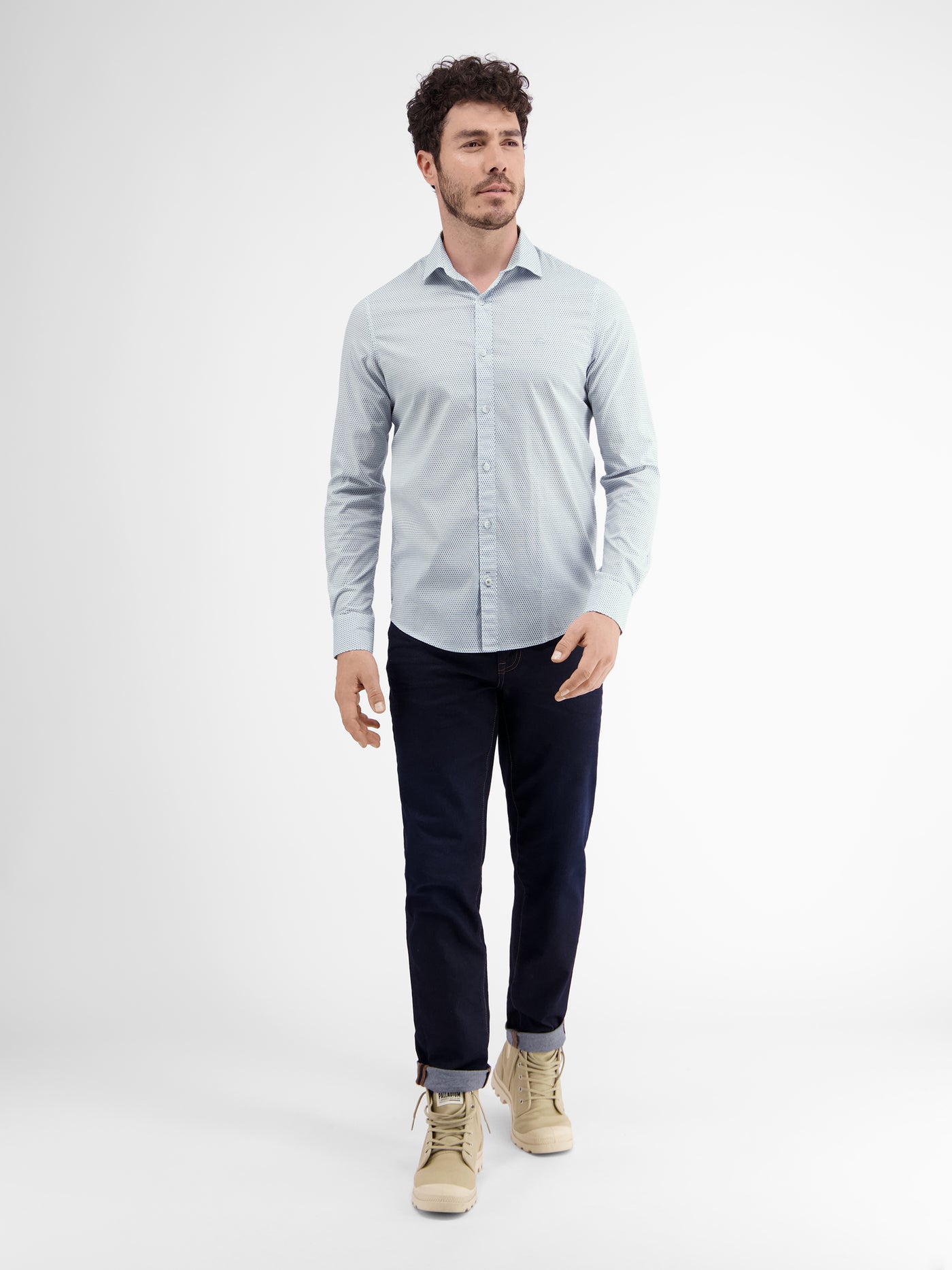 Long sleeve shirt with minimal print