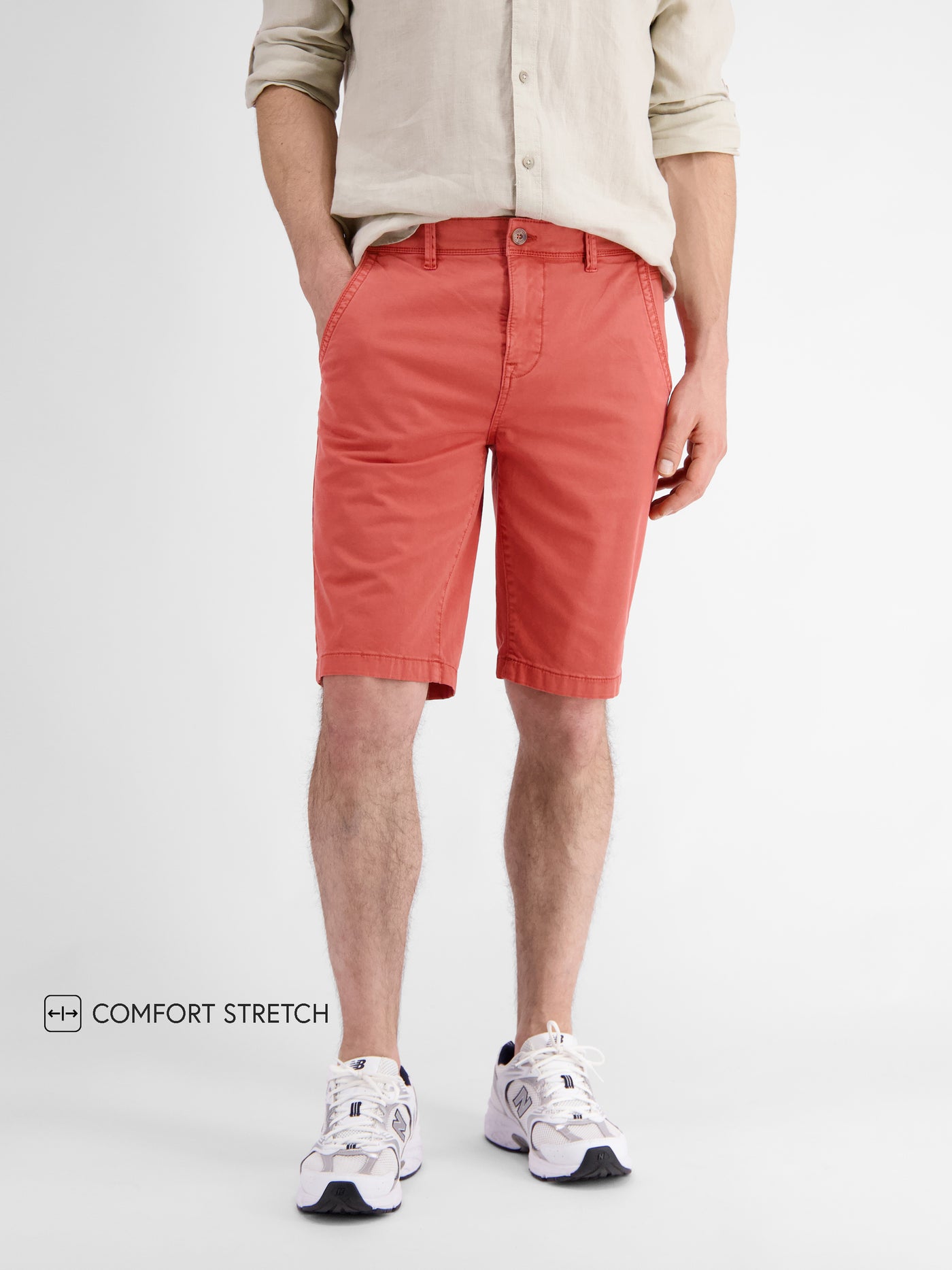 Stretch chino Bermuda