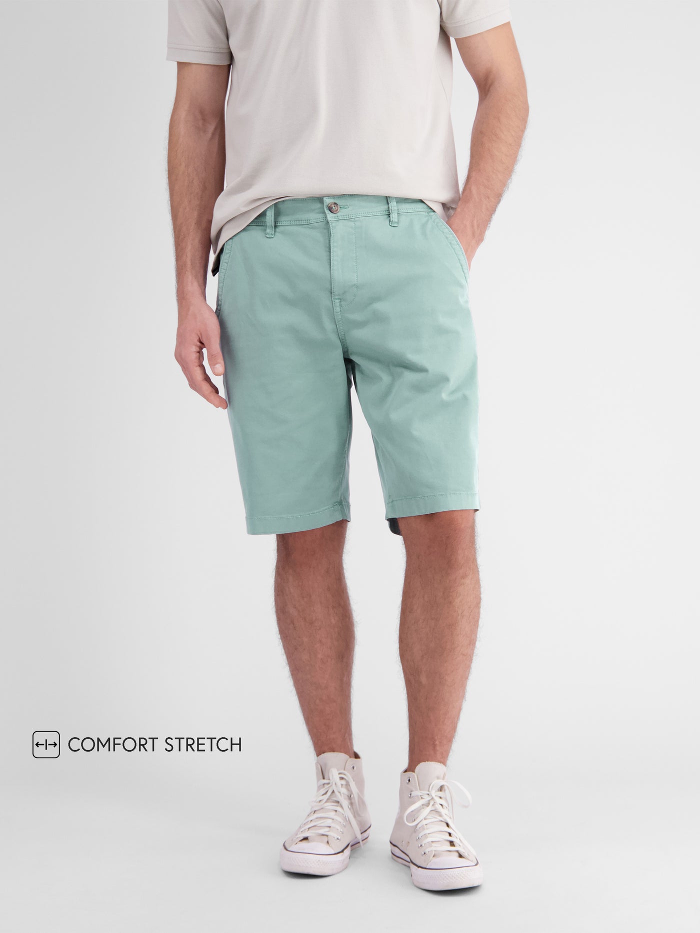 Stretch chino Bermuda