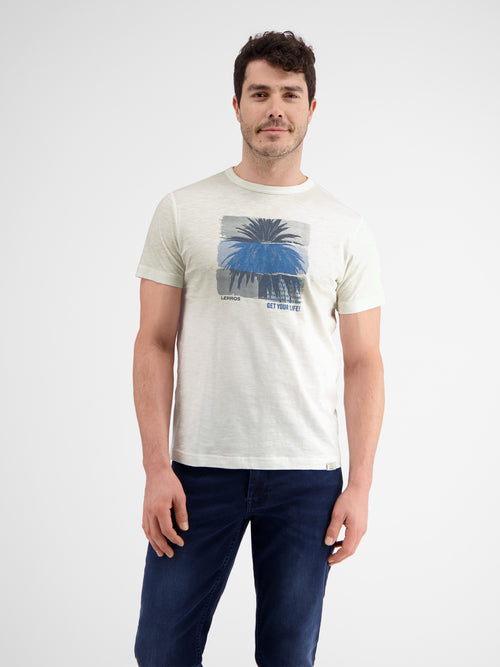 Lerros Rundhals T-Shirt mit Fotoprint