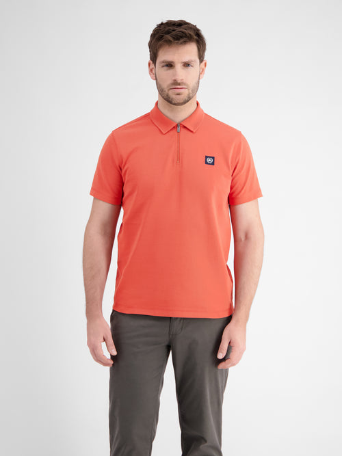 Lerros Poloshirt für Herren mit Reißverschluss in Cool & Dry Qualität