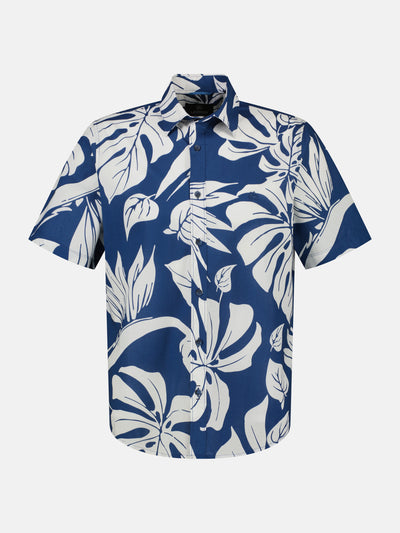 Shirt met korte mouwen in Hawaiiaanse stijl