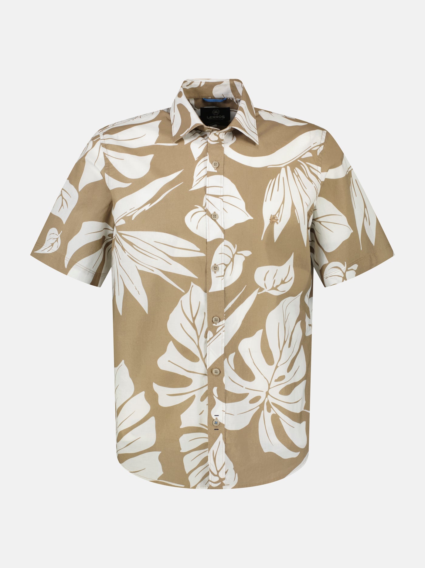 Shirt met korte mouwen in Hawaiiaanse stijl