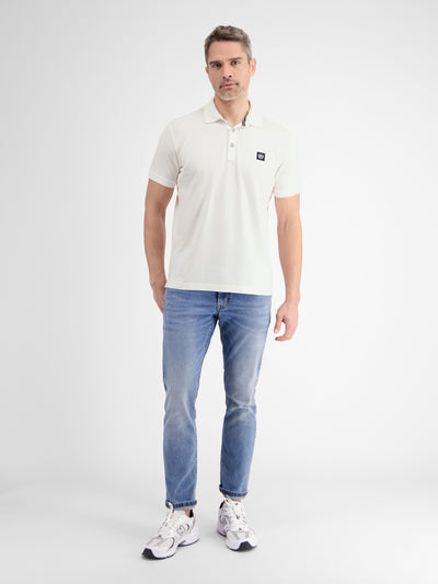 Herenpoloshirt met stretchgehalte, effen kleur