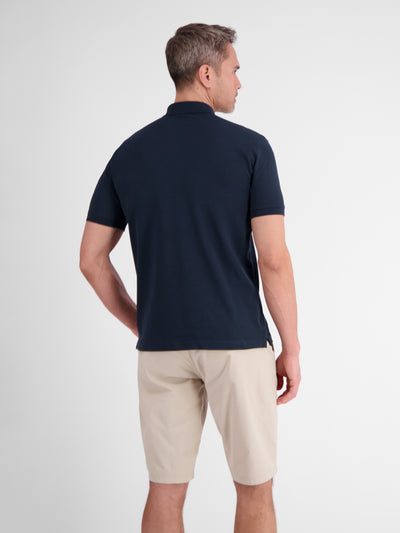 Herenpoloshirt met stretchgehalte, effen kleur