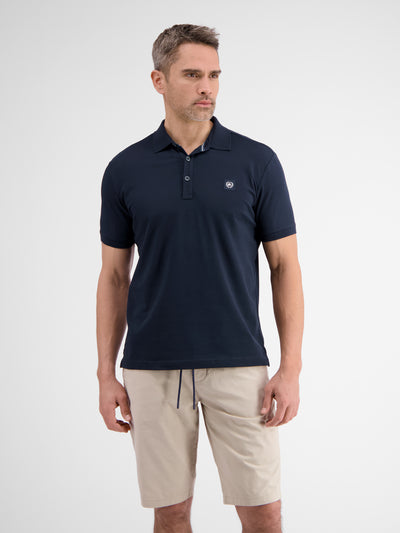 Herenpoloshirt met stretchgehalte, effen kleur