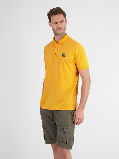 Herenpoloshirt met stretchgehalte, effen kleur