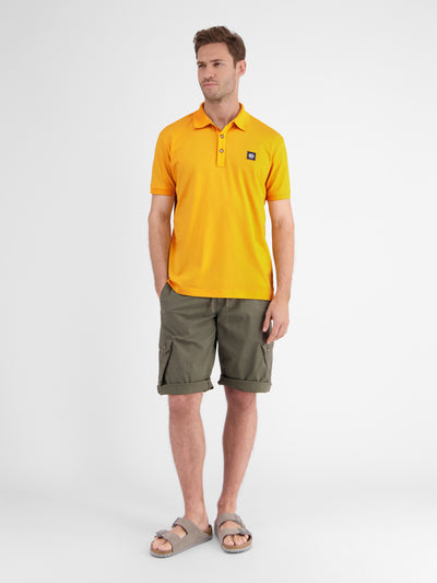 Herenpoloshirt met stretchgehalte, effen kleur