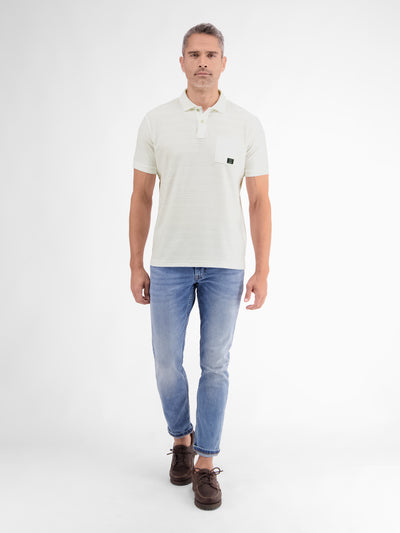 Herenpoloshirt met opgestikte borstzak