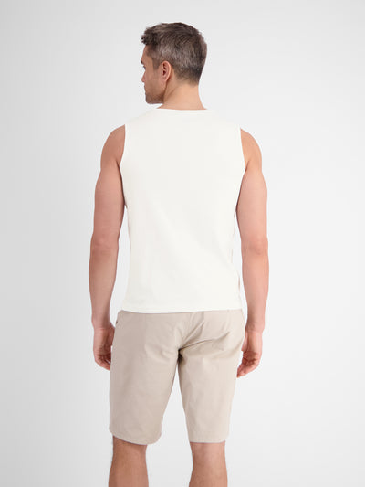 Unifarbenes Tanktop für Herren