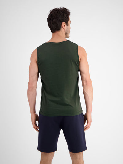 Unifarbenes Tanktop für Herren