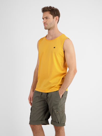 Unifarbenes Tanktop für Herren