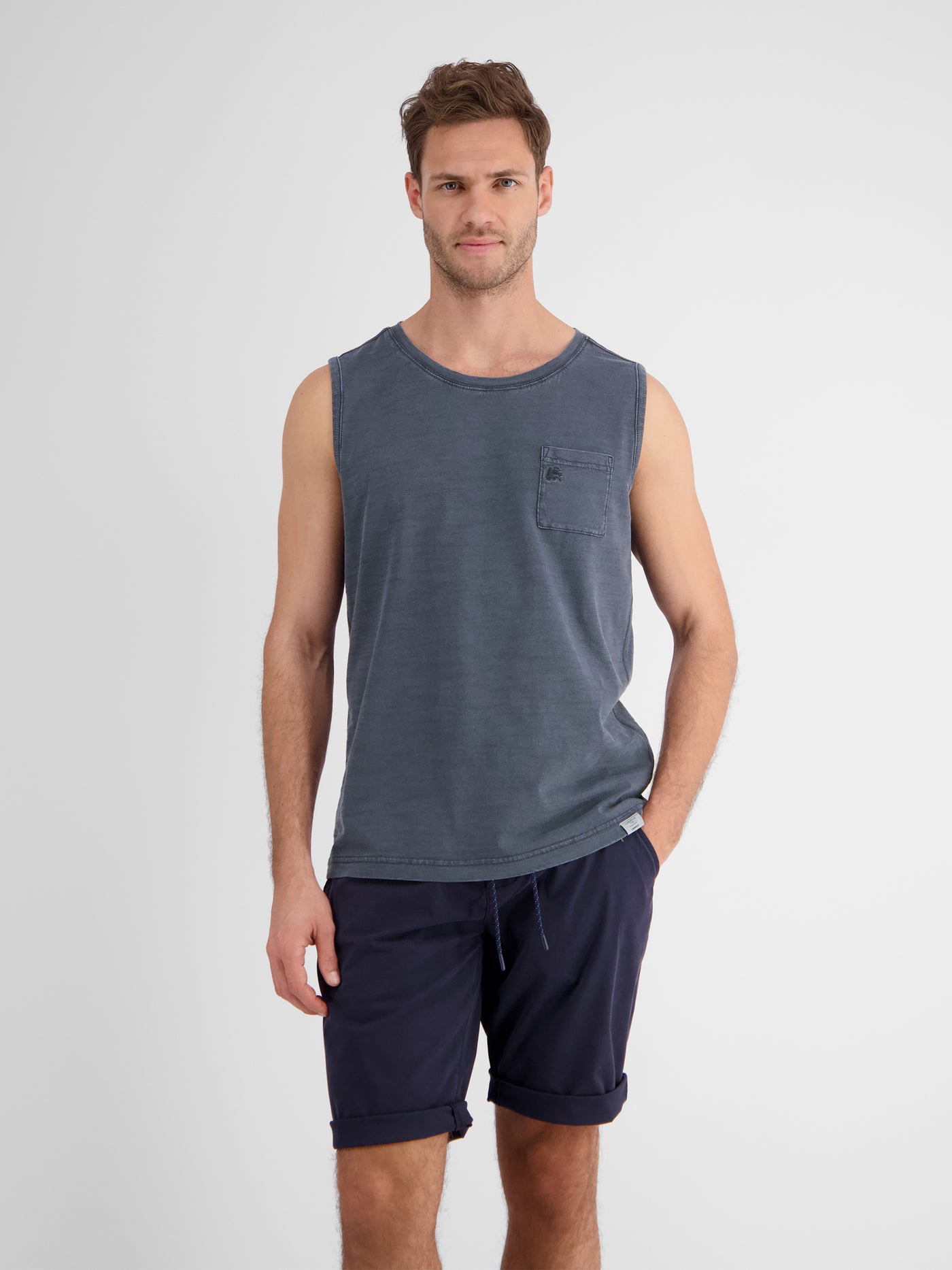 Comfortabele tanktop met borstzak