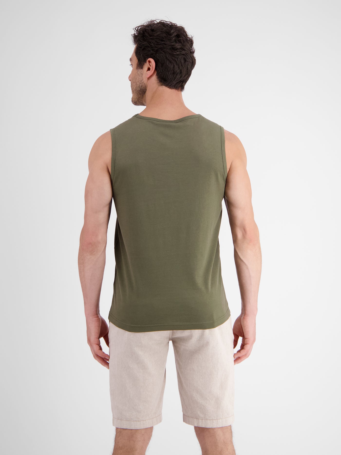 Tank top for men, with chest print