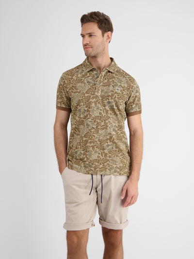 Men's polo shirt, floral print