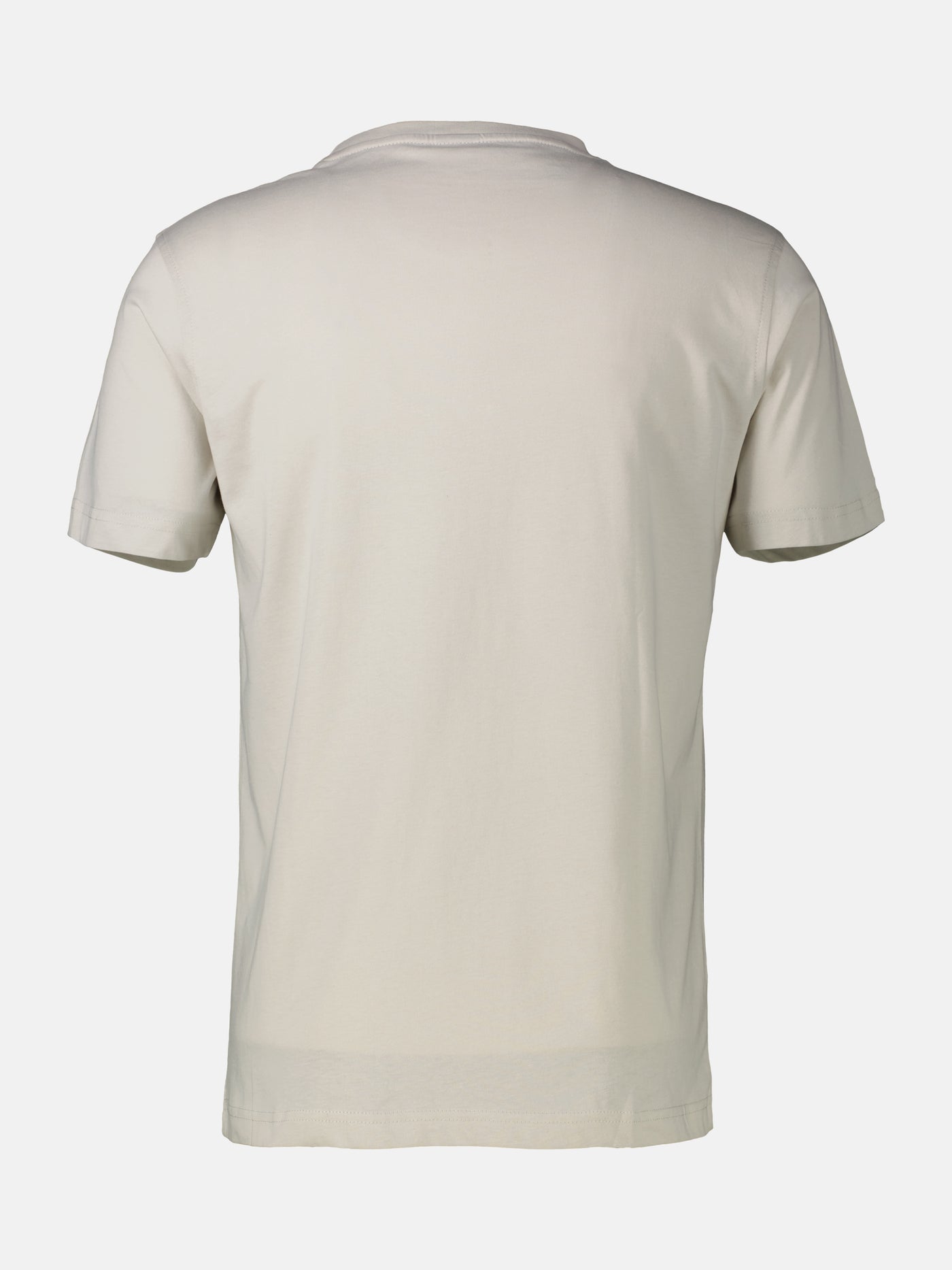 Basic T-Shirt mit Logostitch, unifarben