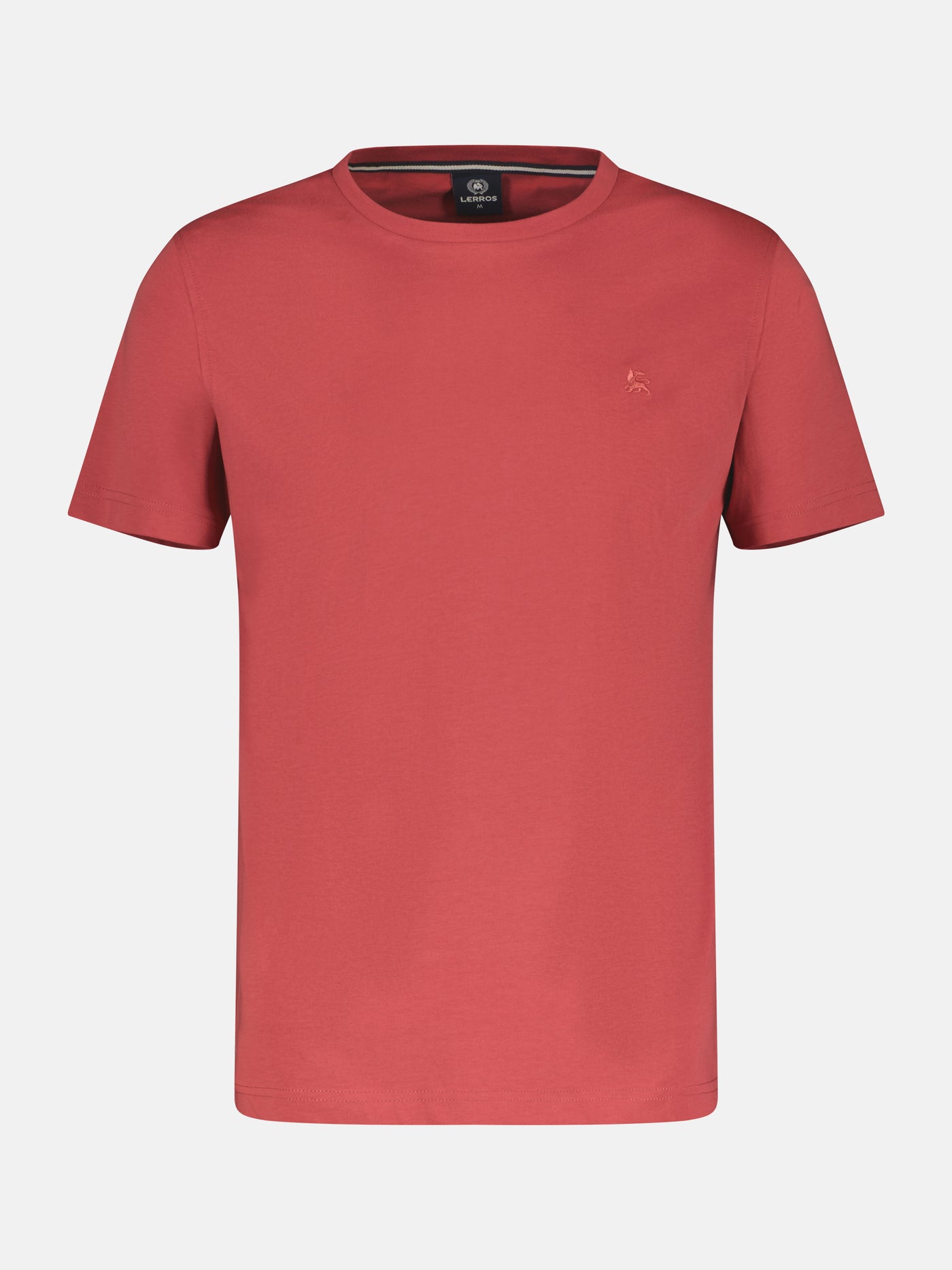 Basic T-Shirt mit Logostitch, unifarben