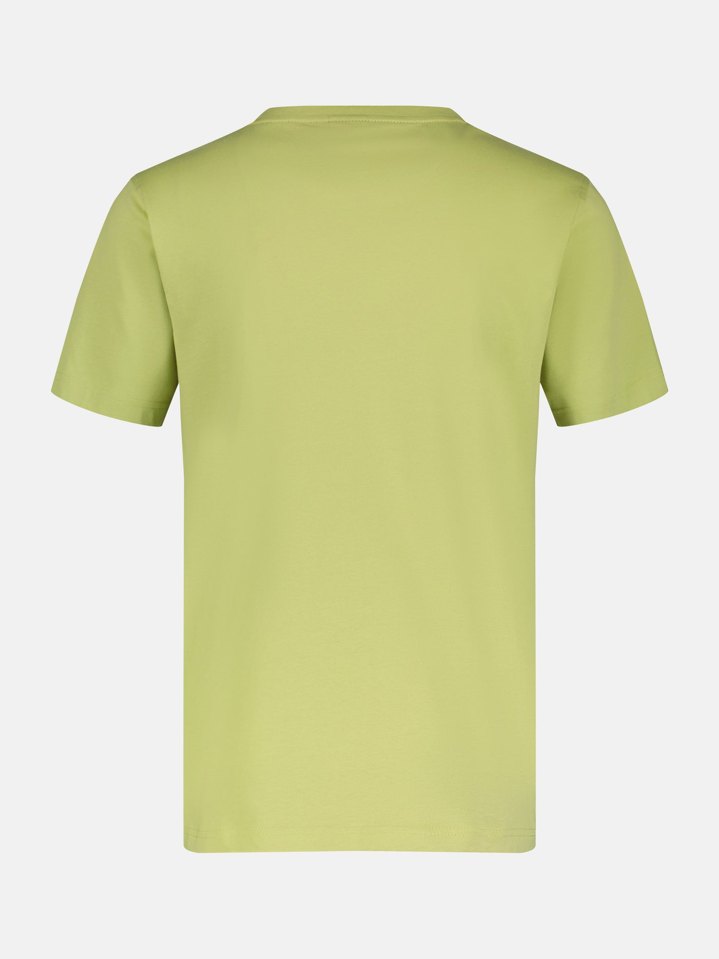 Basic T-Shirt mit Logostitch, unifarben