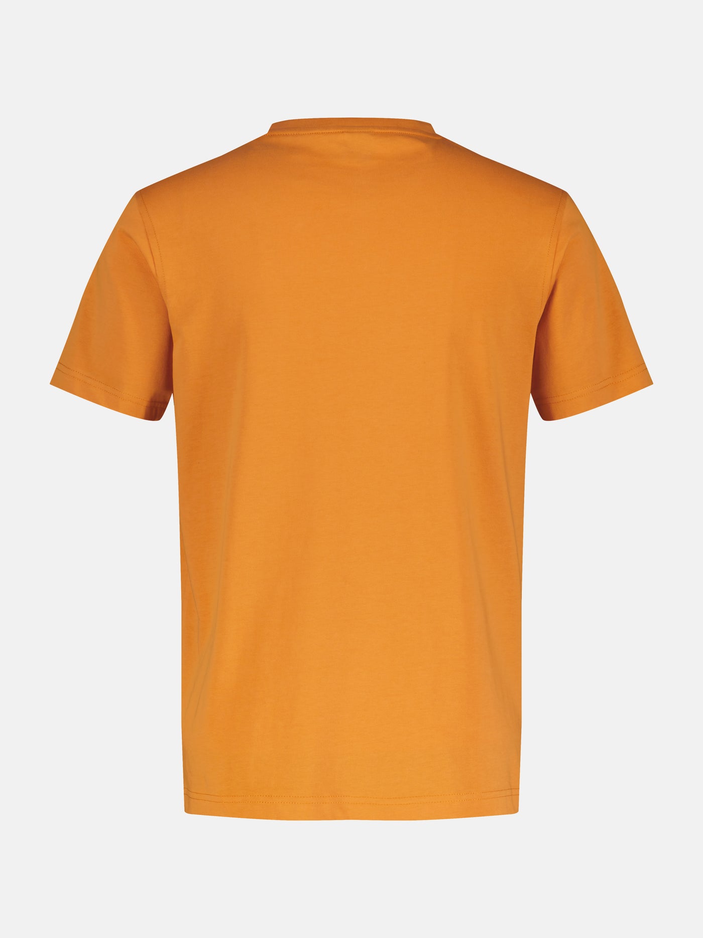 Basic T-Shirt mit Logostitch, unifarben