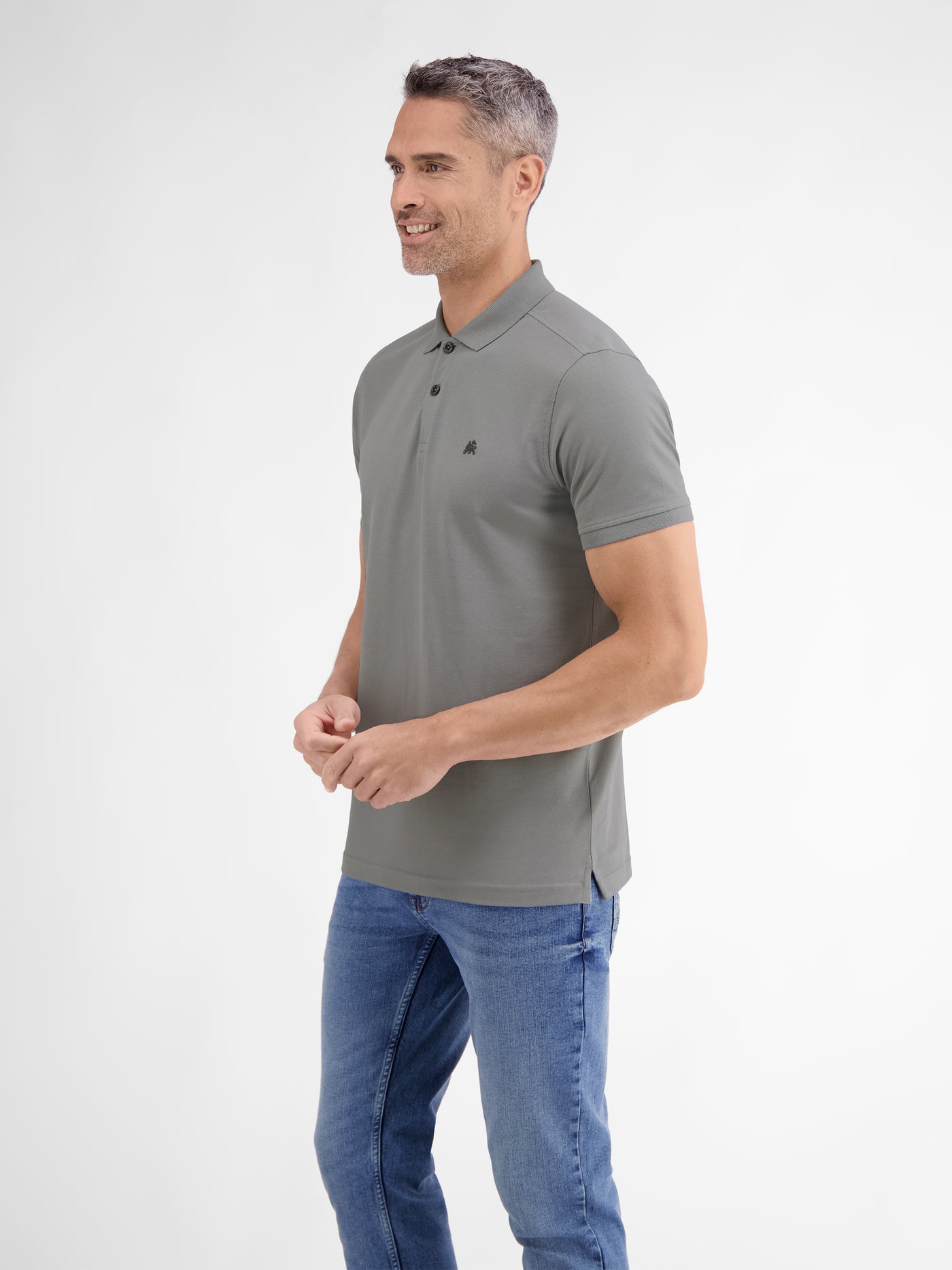 Basic Poloshirt für Herren, unifarben