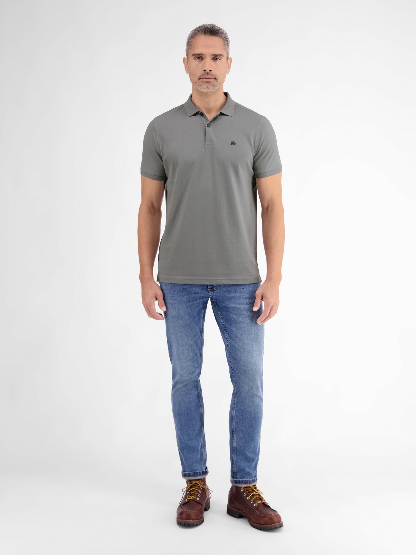 Basic Poloshirt für Herren, unifarben