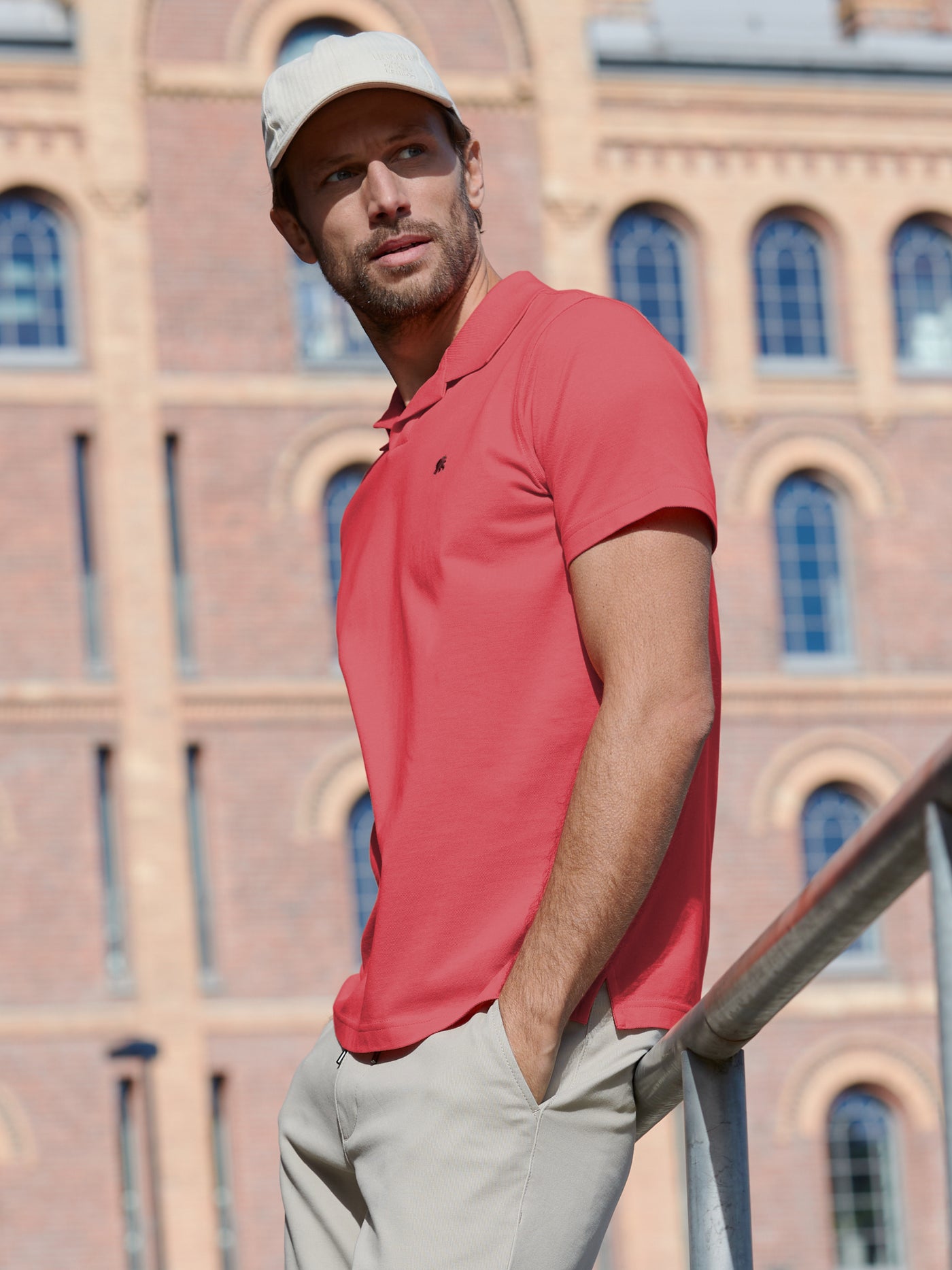 Basic Poloshirt für Herren, unifarben