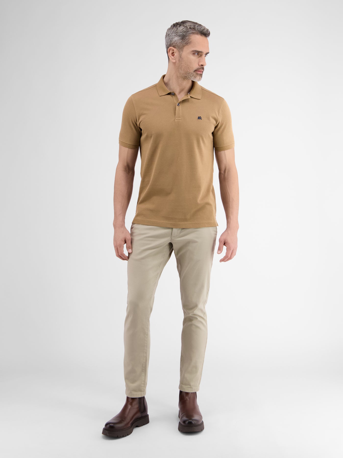 Basic Poloshirt für Herren, unifarben