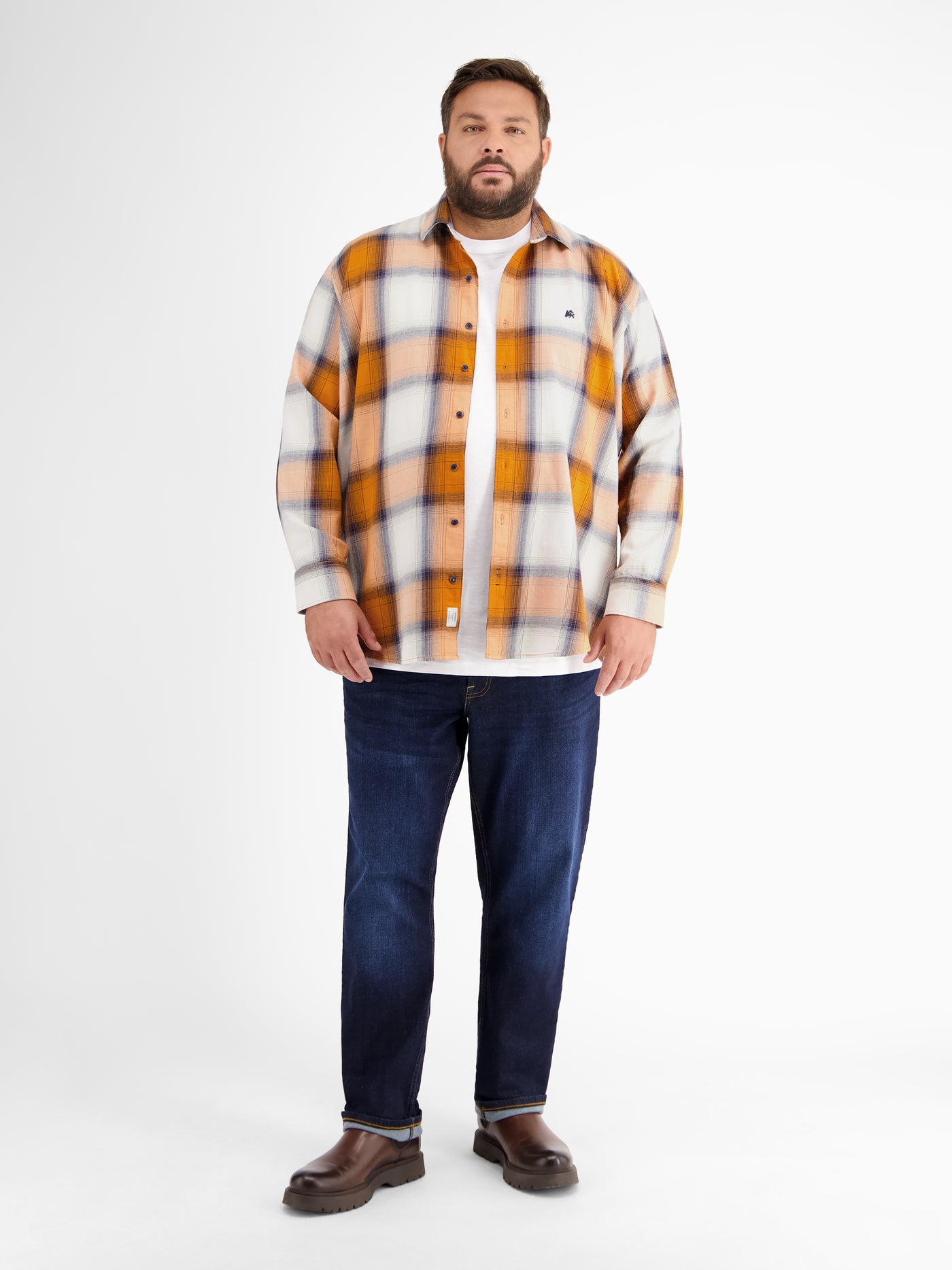 Long sleeve shirt, checked