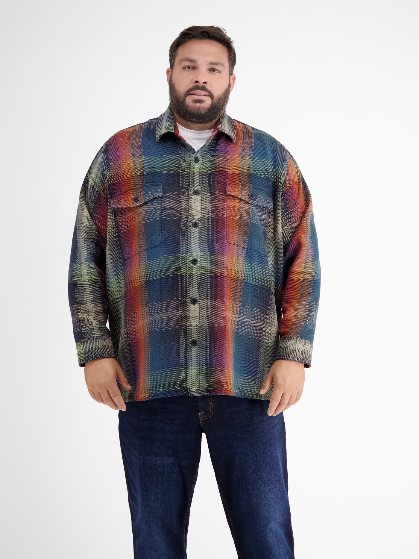 Overshirt in lumberjack look