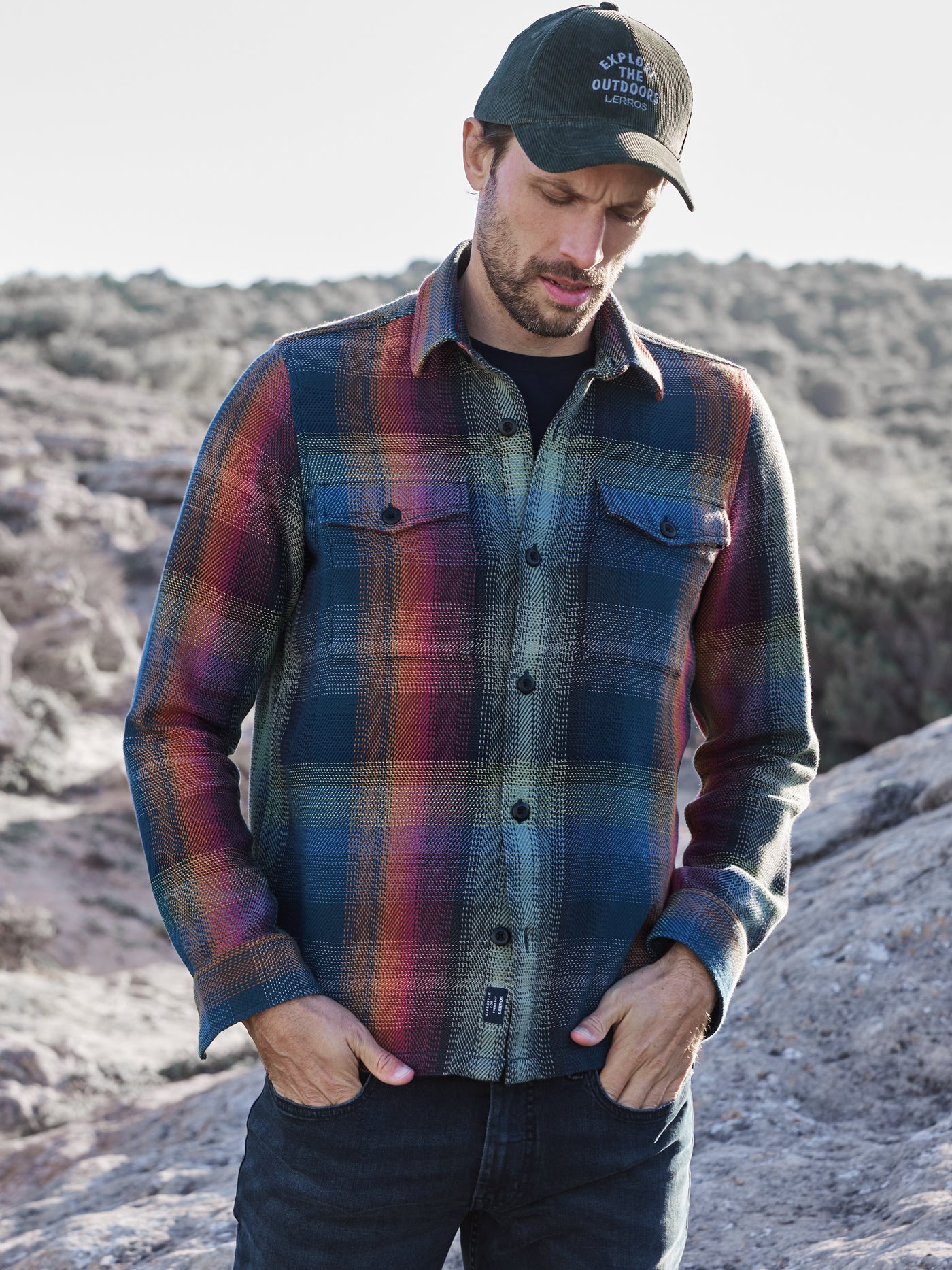 Herren Overshirt im Lumberjack-Style