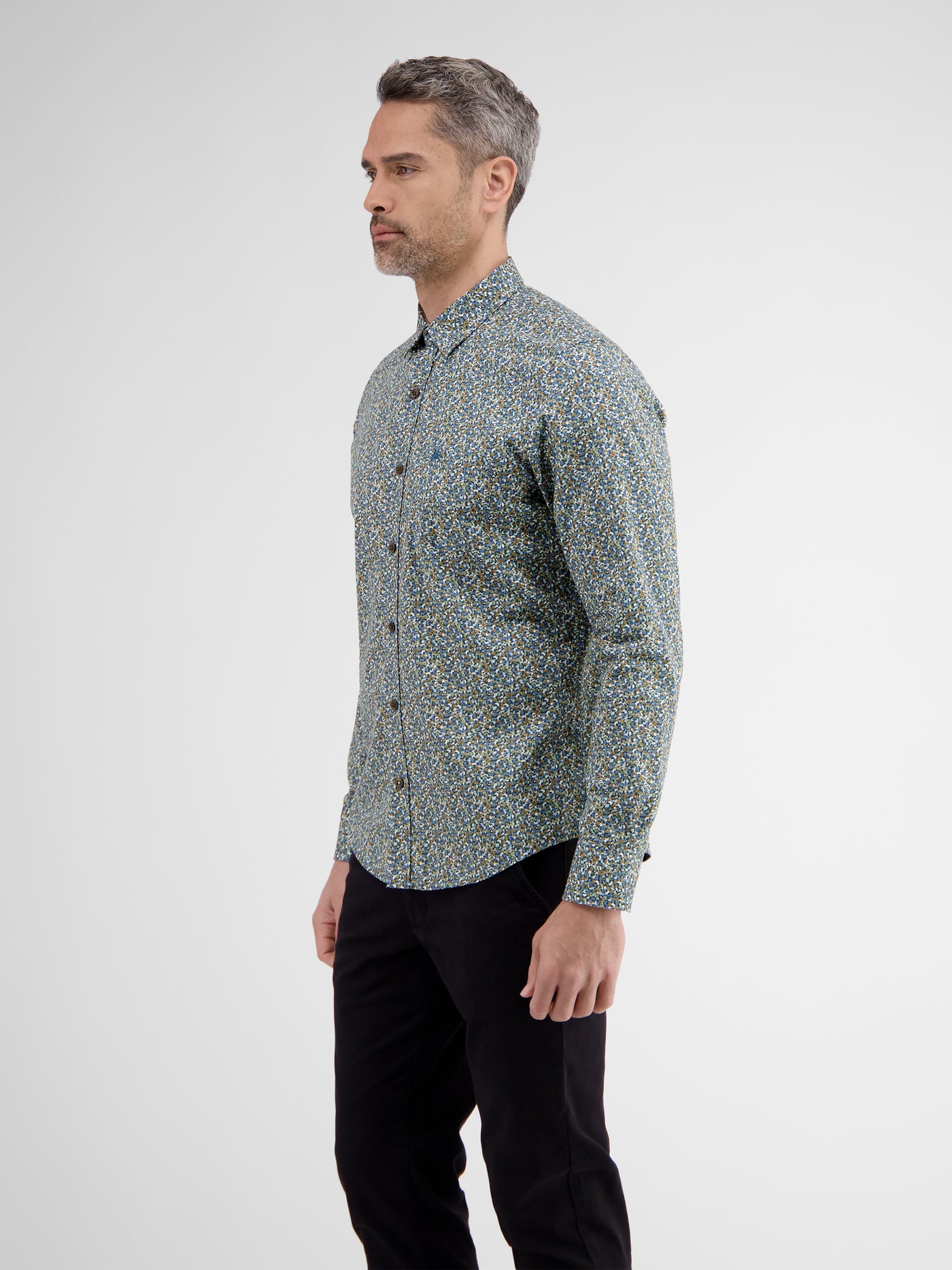 Long-sleeved shirt, fashionable print