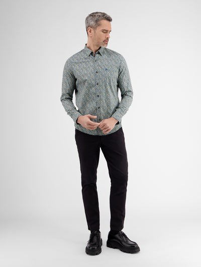 Long-sleeved shirt, fashionable print