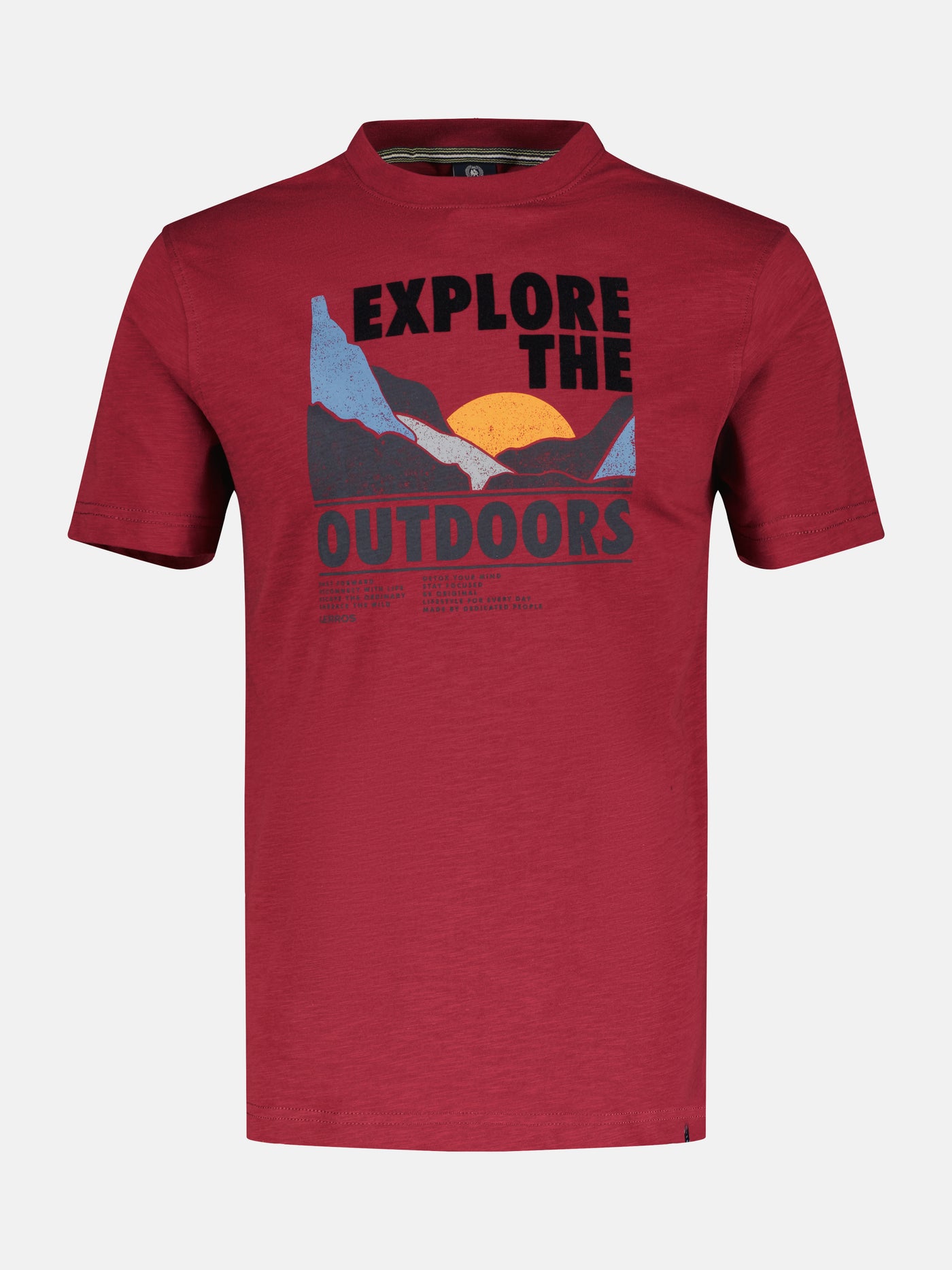 T-Shirt mit Outdoor-Brustprint