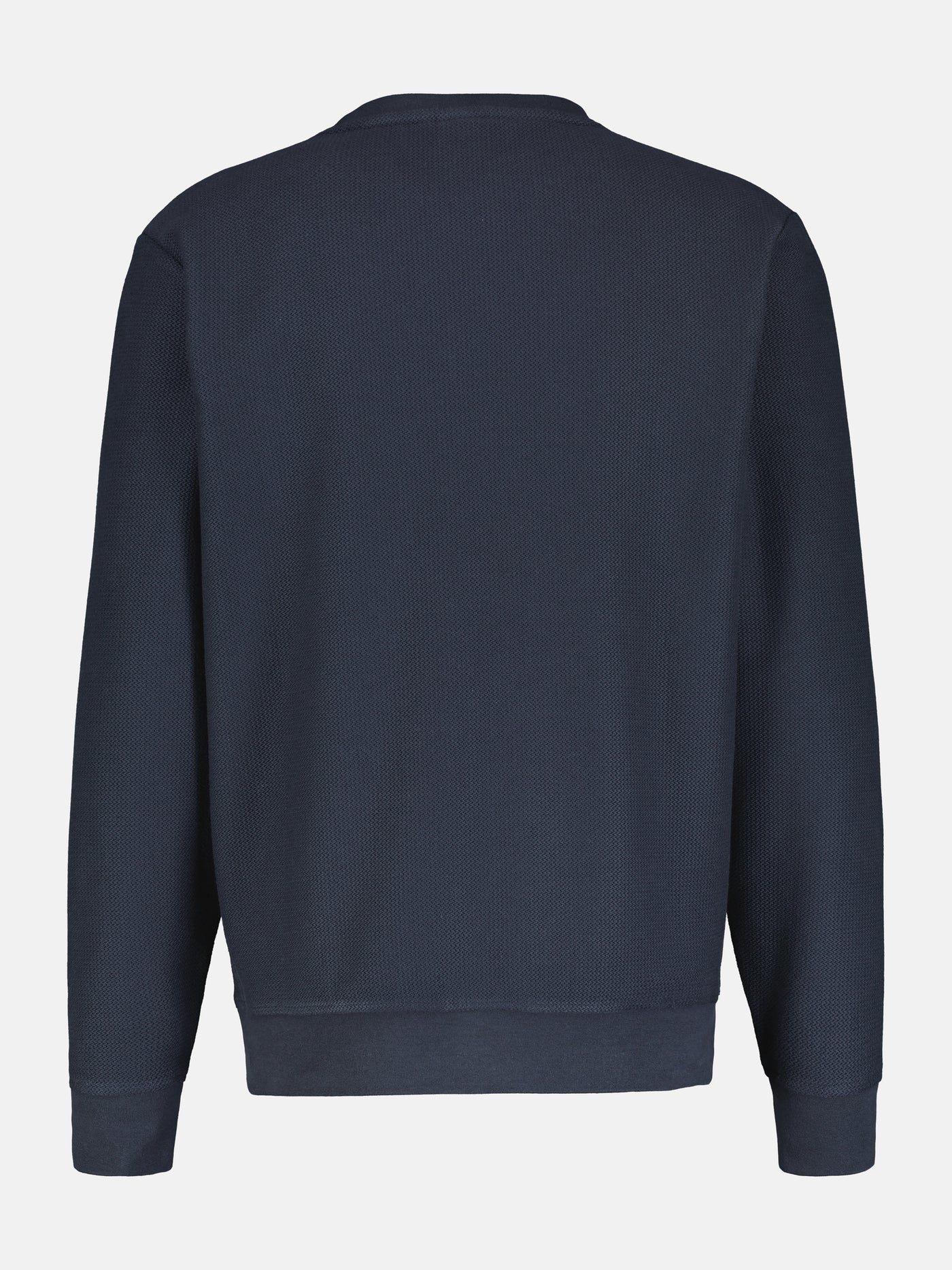 Men's sweatshirt in soft, pre-washed textured quality