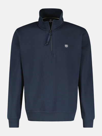 Sweatshirt met troyerkraag