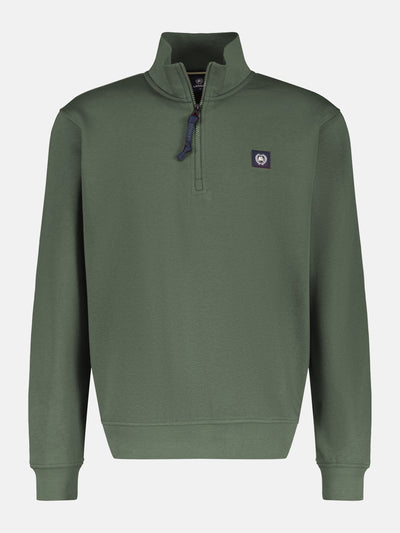 Sweatshirt met troyerkraag