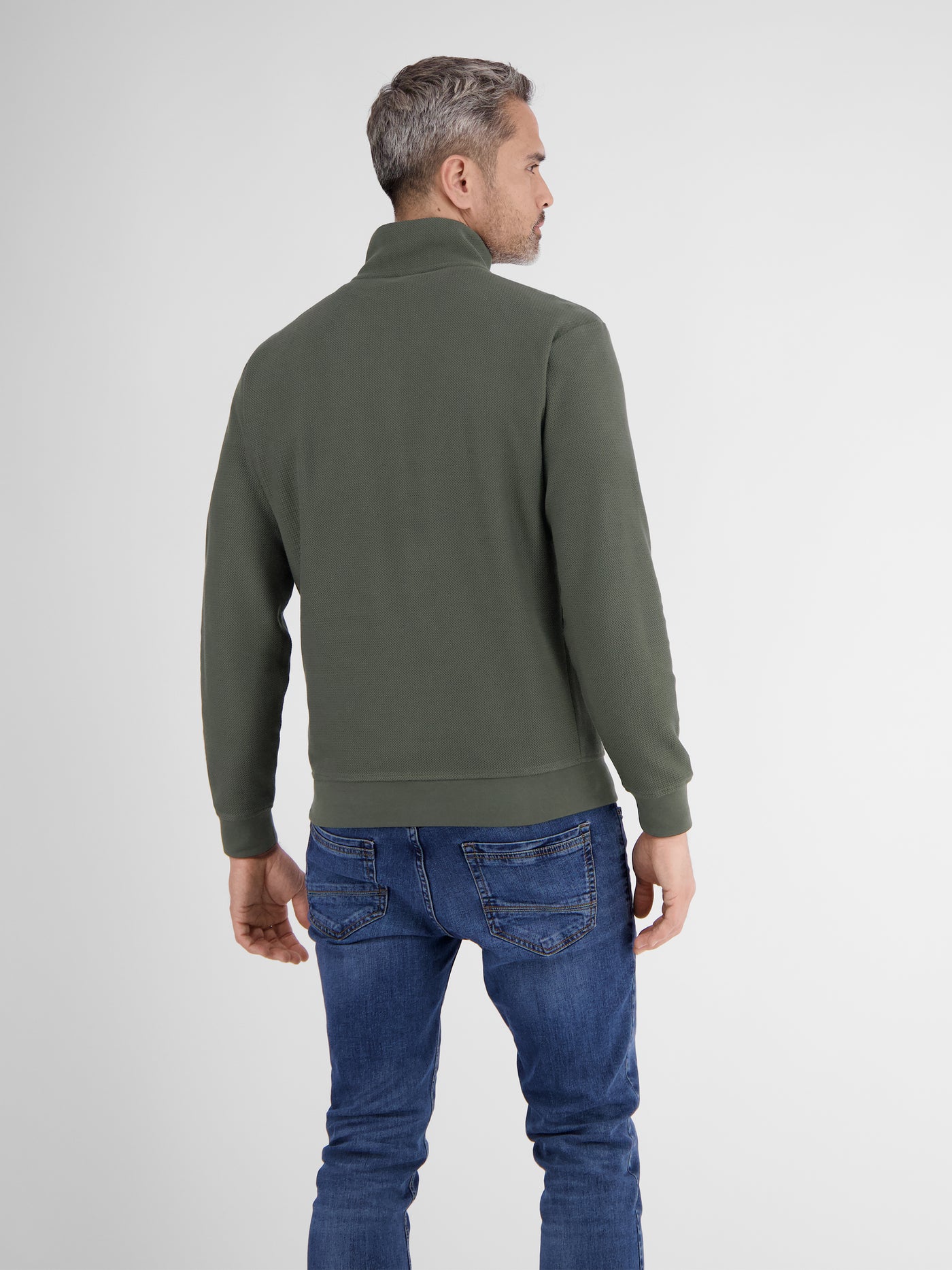 Troyer sweatshirt in structured quality