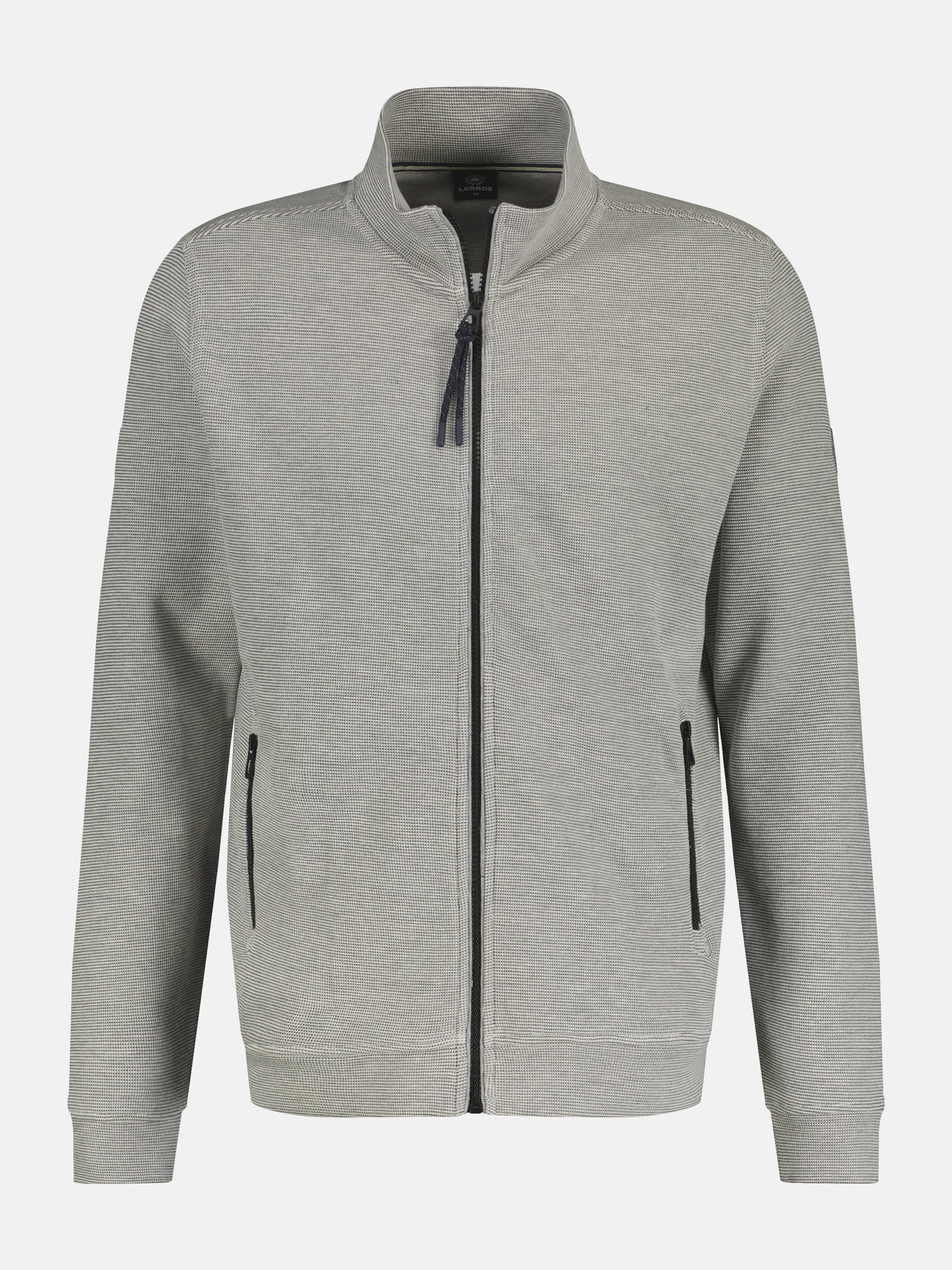 Sweat jacket in soft structured quality