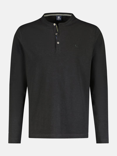 Men's long-sleeved Serafino