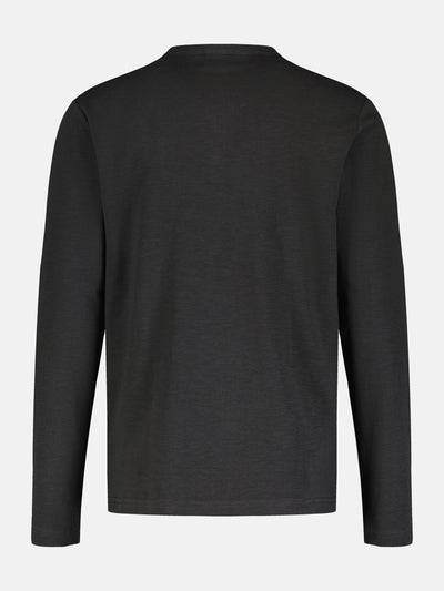 Men's long-sleeved Serafino